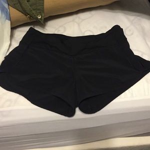 Lululemon black athletic shorts