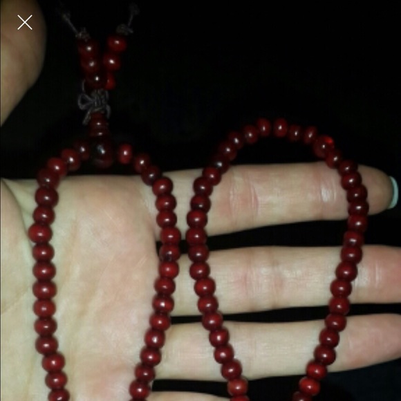 Cranberry Prayer Beads - Picture 4 of 4