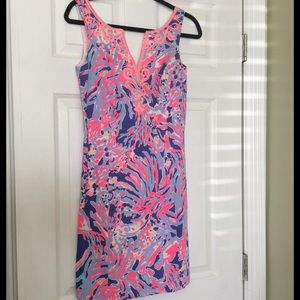 Lilly Pulitzer Shimply Chic shift dress sz 2