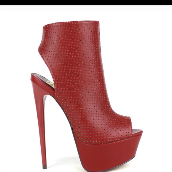 Red stiletto heels