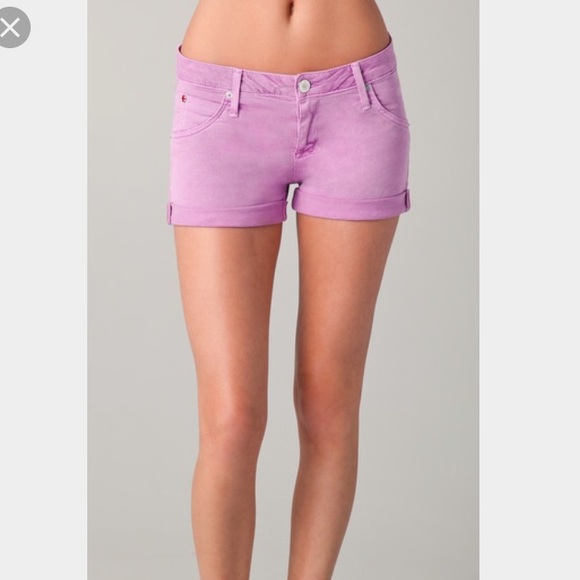 Light Purple Hudson Cuffed Shorts