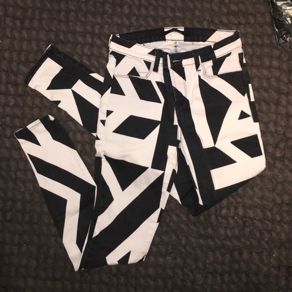 J Brand size 26 printed jeans