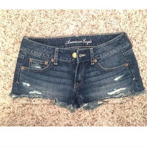 american eagle jeans with gold sequined pockets