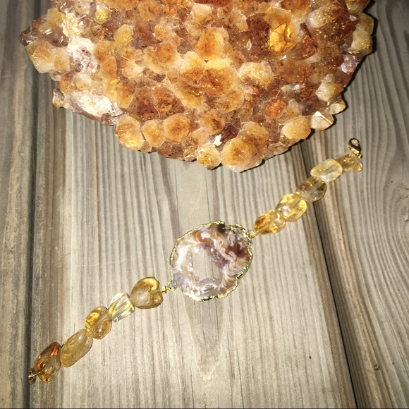 Gemstone bracelet, citrine