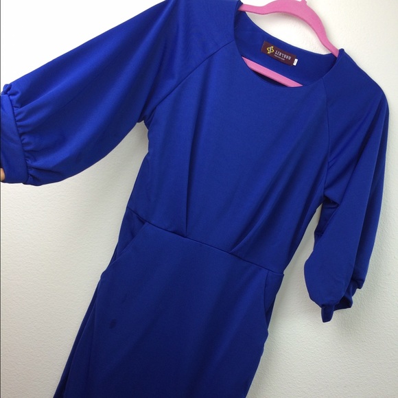 Blue dress