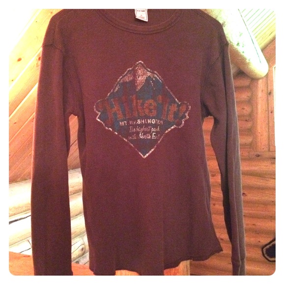 Men's Old Navy brown long sleeve