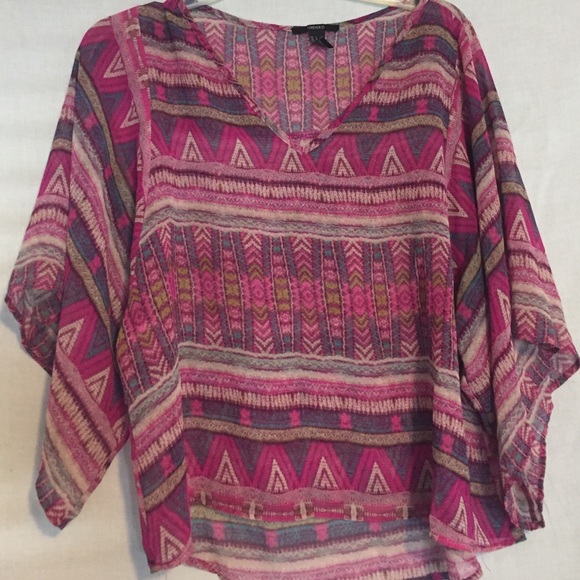 Forever 21 Tops - Sheer short tunic