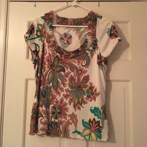 Ellie Tahari 100% Silk Blouse