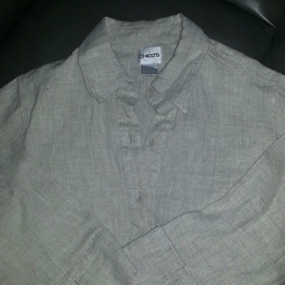 Chico's linen jacket - Picture 2 of 3