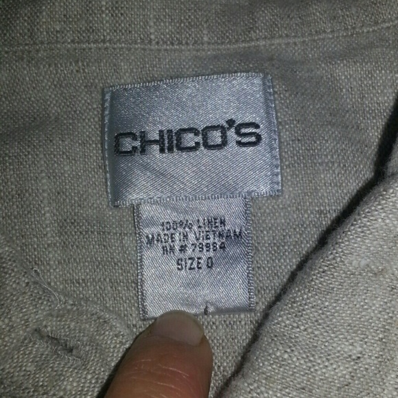Chico's linen jacket - Picture 3 of 3