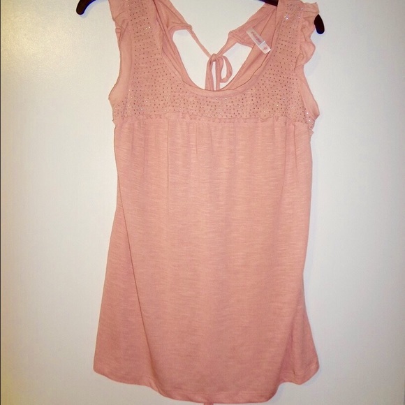 Rhinestone Tie-Back Shirt - Picture 4 of 4