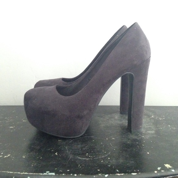Black Platform Heels H&M Size 40