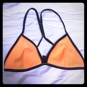 Neoprene reversible bikini top