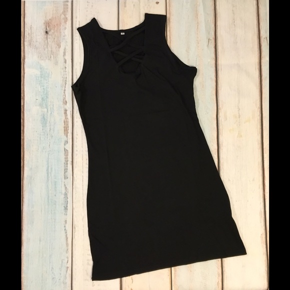 🆕Cute Little Black Summer Mini Dress - Picture 2 of 2