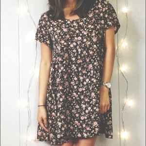 American Apparel Floral Babydoll Dress