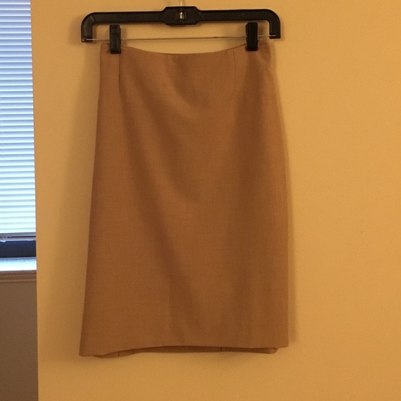 The Limited Tan Pencil Skirt