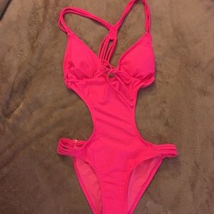 Forever21 Hot Pink swimsuit