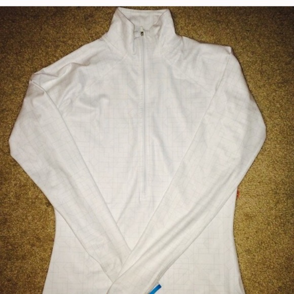 White Nike Half Zip
