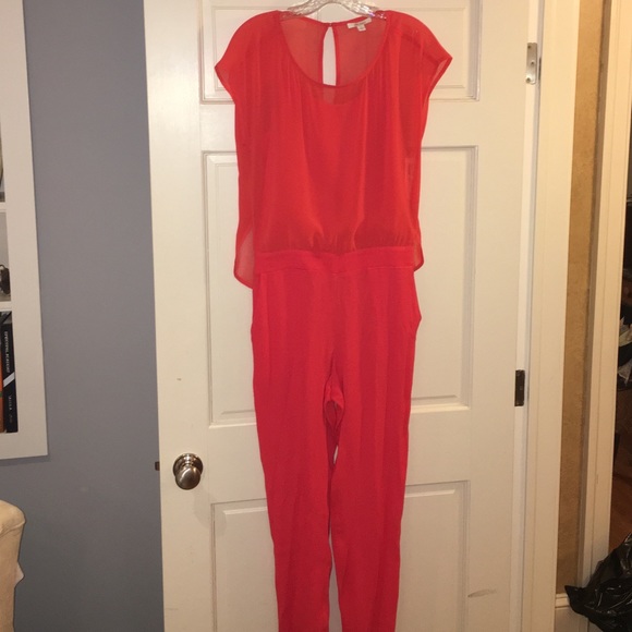 Ella Moss orange jumpsuit
