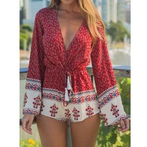 printed romper