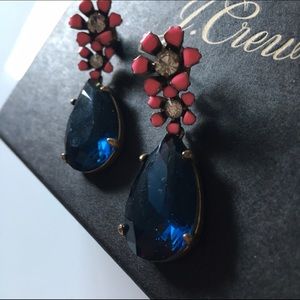 Stunning summer jcrew sapphire color earrings