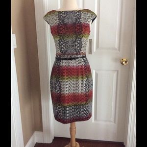 Maggy London dress. Beautiful print and colors.