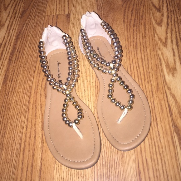 👠Gold Sandals