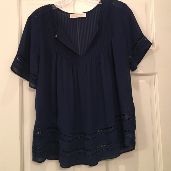 Michael Kors Tops - Michael Kors navy blue blouse