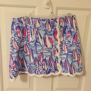 Lilly Pulitzer Red Right Return Skirt!!