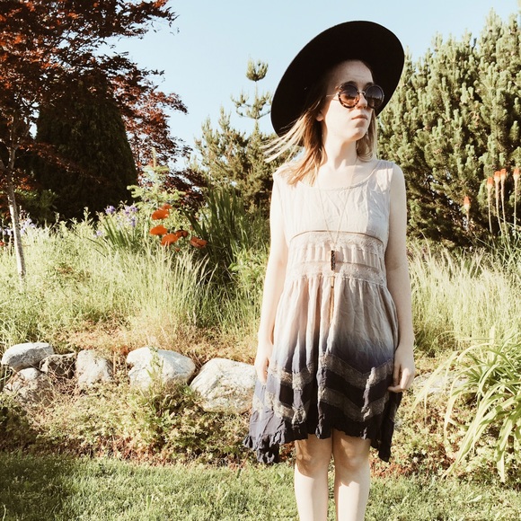 Voile and lace INSPIRED dress by Entro