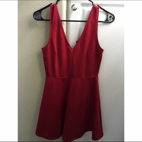 Red Skater Dress