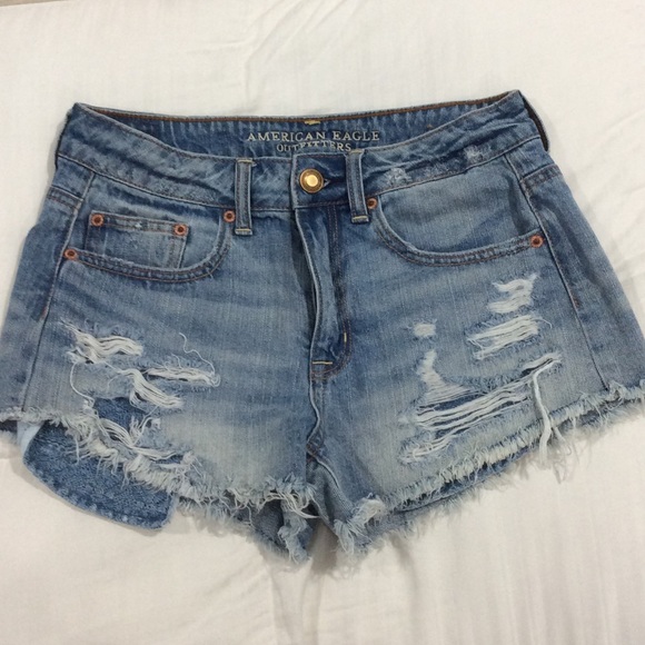 American eagle high waisted cutoff shorts