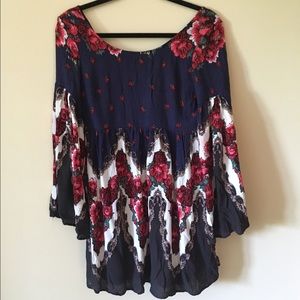 SOLD Free People Falling Tapestry Dress XS