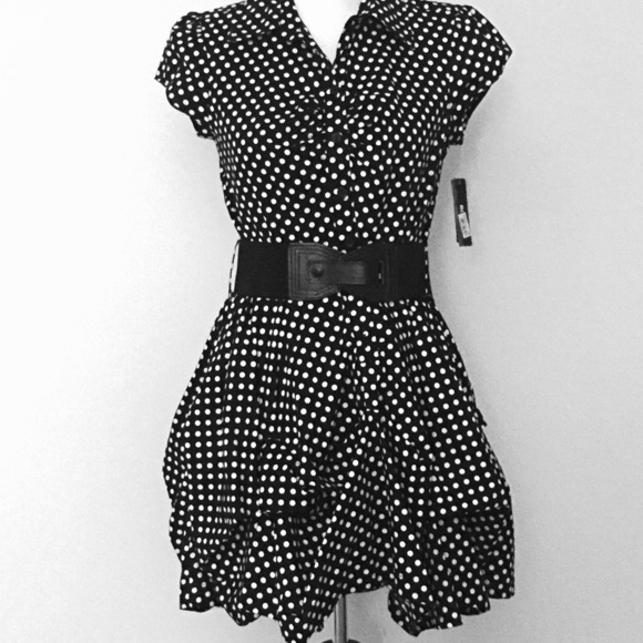 Polka dotted dress. NWT.
