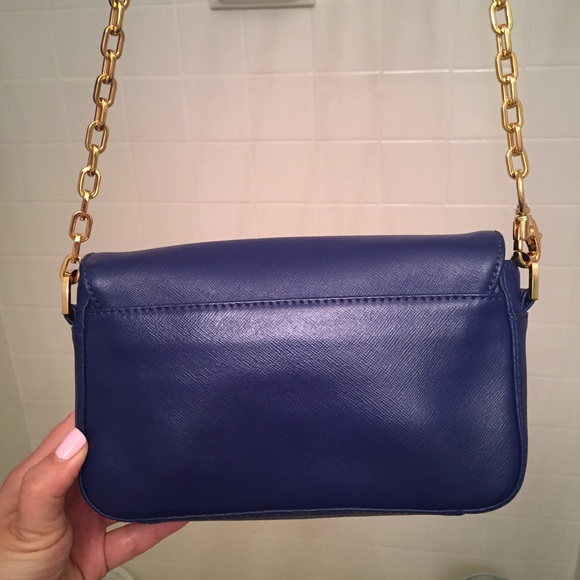 Tory burch crossbody Robinson in blue - Picture 2 of 4