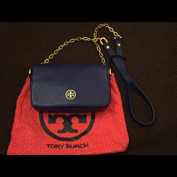 Tory burch crossbody Robinson in blue - Picture 3 of 4
