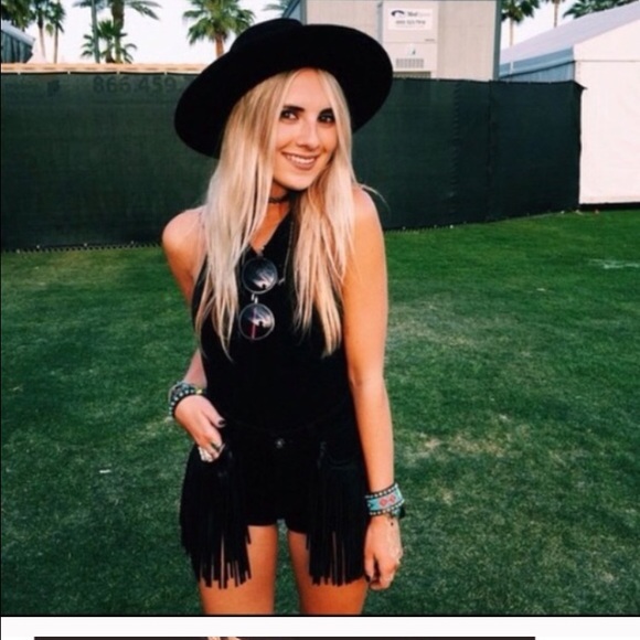 LF CARMAR fringe shorts