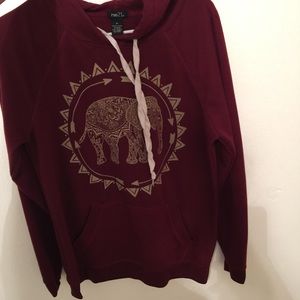 Maroon Rue 21 hoodie!