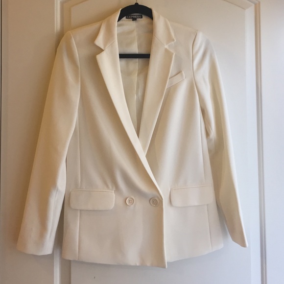 White (Ivory) Express Blazer/Coat