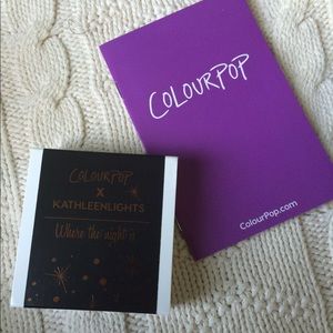 NWT Colourpop where the night is eyeshadow