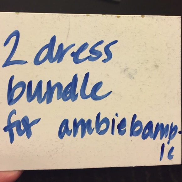 Two dresses Gianni Bini and banana republic