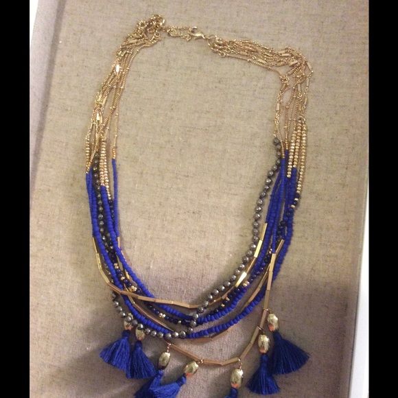 Stella and Dot Tulum Tassel necklace
