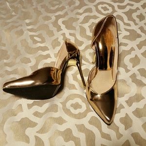 Rose gold heels