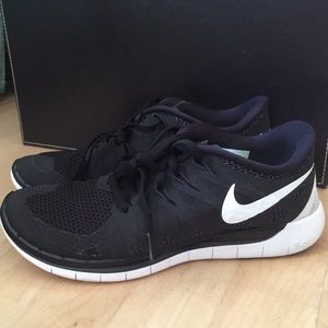 Nike Free 5.0, black, never been worn, size 8 (US)