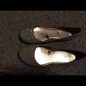 Sparkly flats