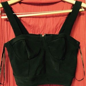 Black Crop Top