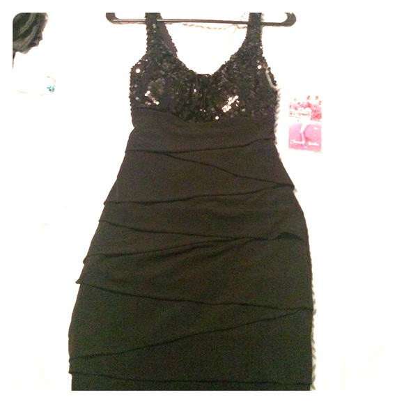 Black homecoming dress