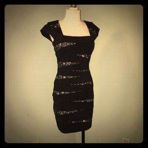 INC little Black Sexy Dress size 6
