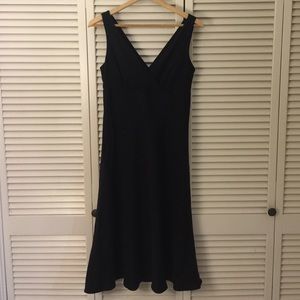 J. Crew Sophia Silk Black Dress Size 4