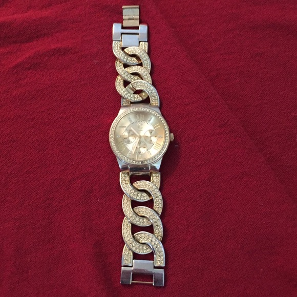 Charming Charlie Gold Chain Link Watch